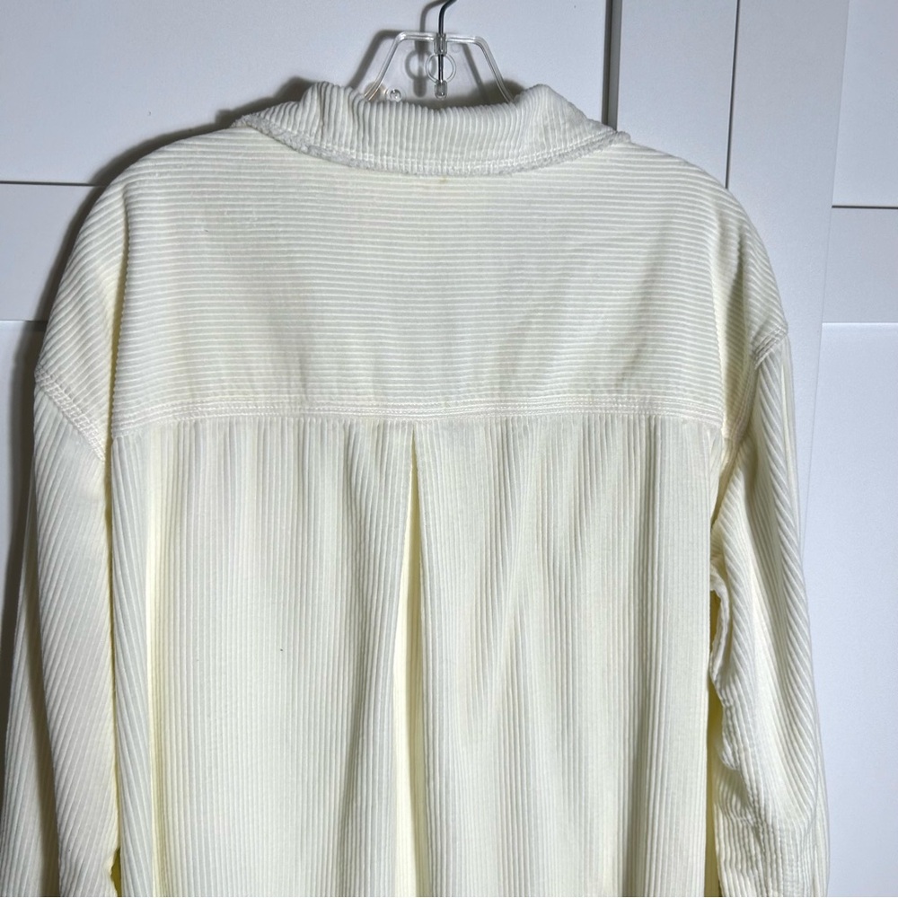 We the Free Women's Off White Corduroy Shirt Dress in Size S - Picture 10 of 16